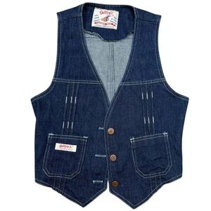 Vintage Gilley’s Denim Western Vest XS/Small fit, Pasadena TX